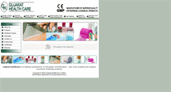 Desktop Screenshot of gujarathealthcare.com